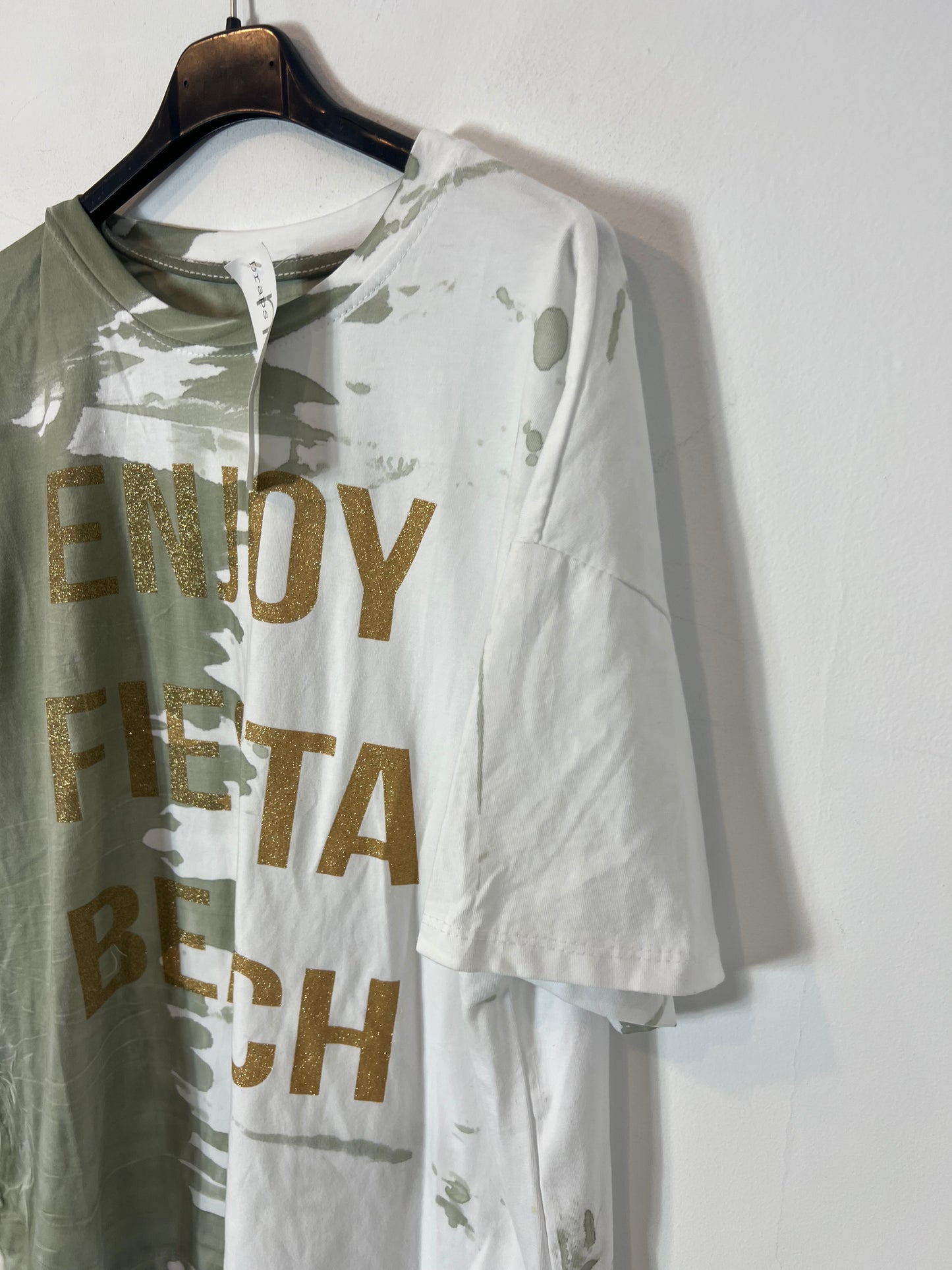 OTRAS. Camiseta estampada letras. T M