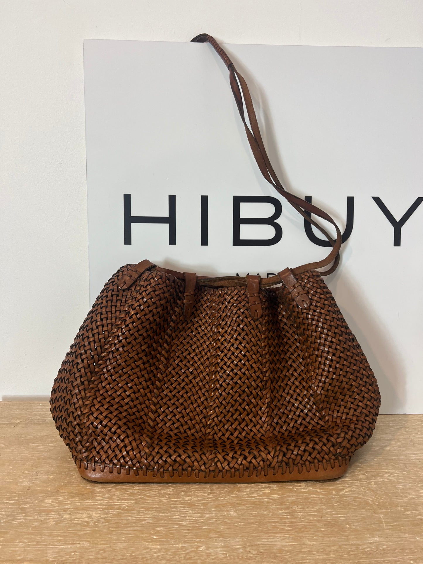 MASSIMO Bolso shopper trenzado piel – Hibuy market