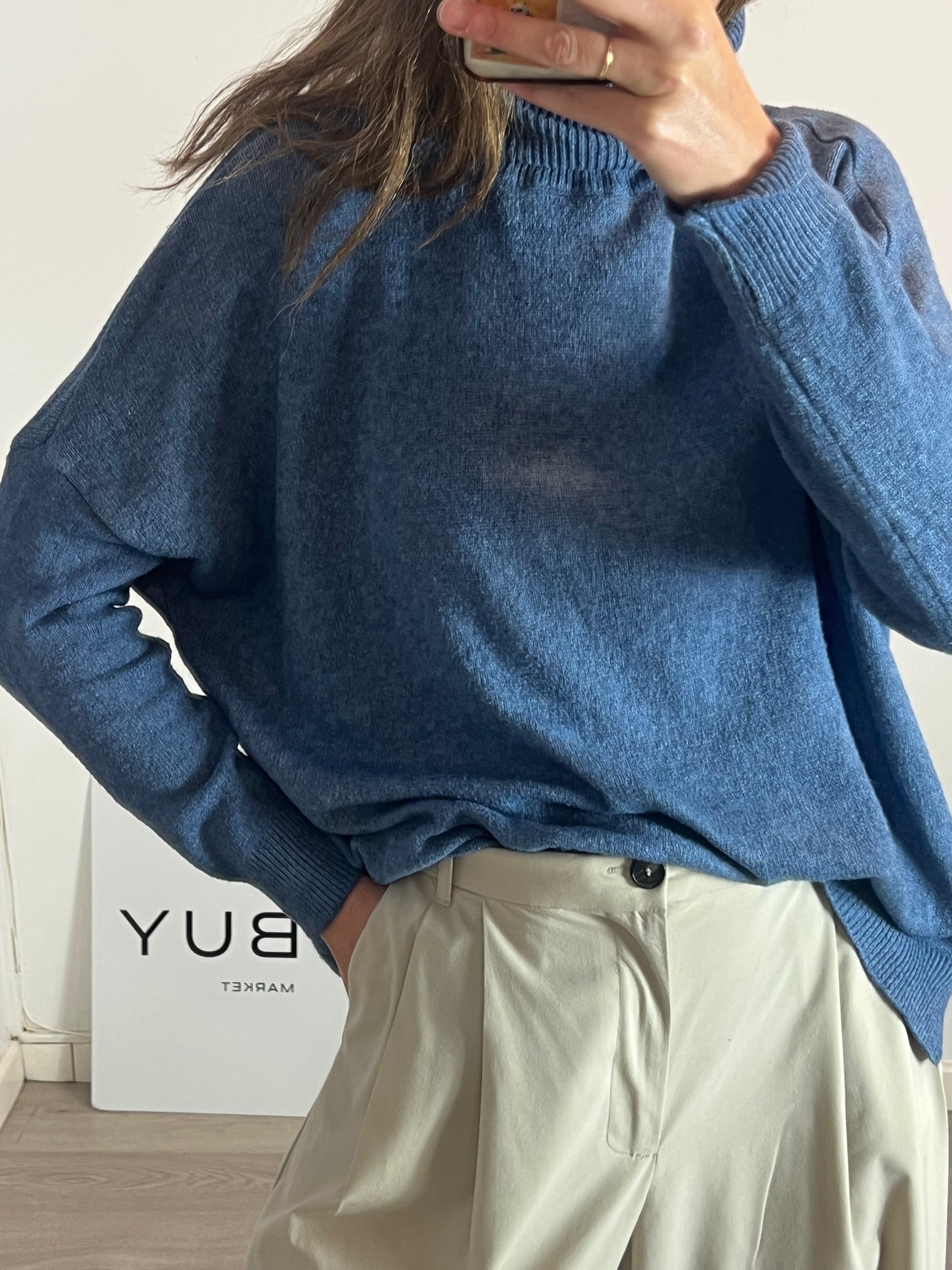 AZALEA. Turtleneck sweater with wool Tu(s/m)