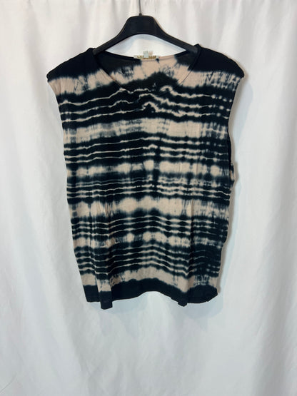 MAJE. Blue tie-dye t-shirt. Size 1 (s)