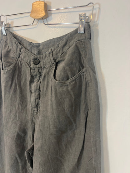 ZARA. Total look gris lino T.s/m