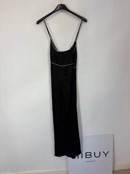 SCALPERS. Vestido negro pedrería T.s