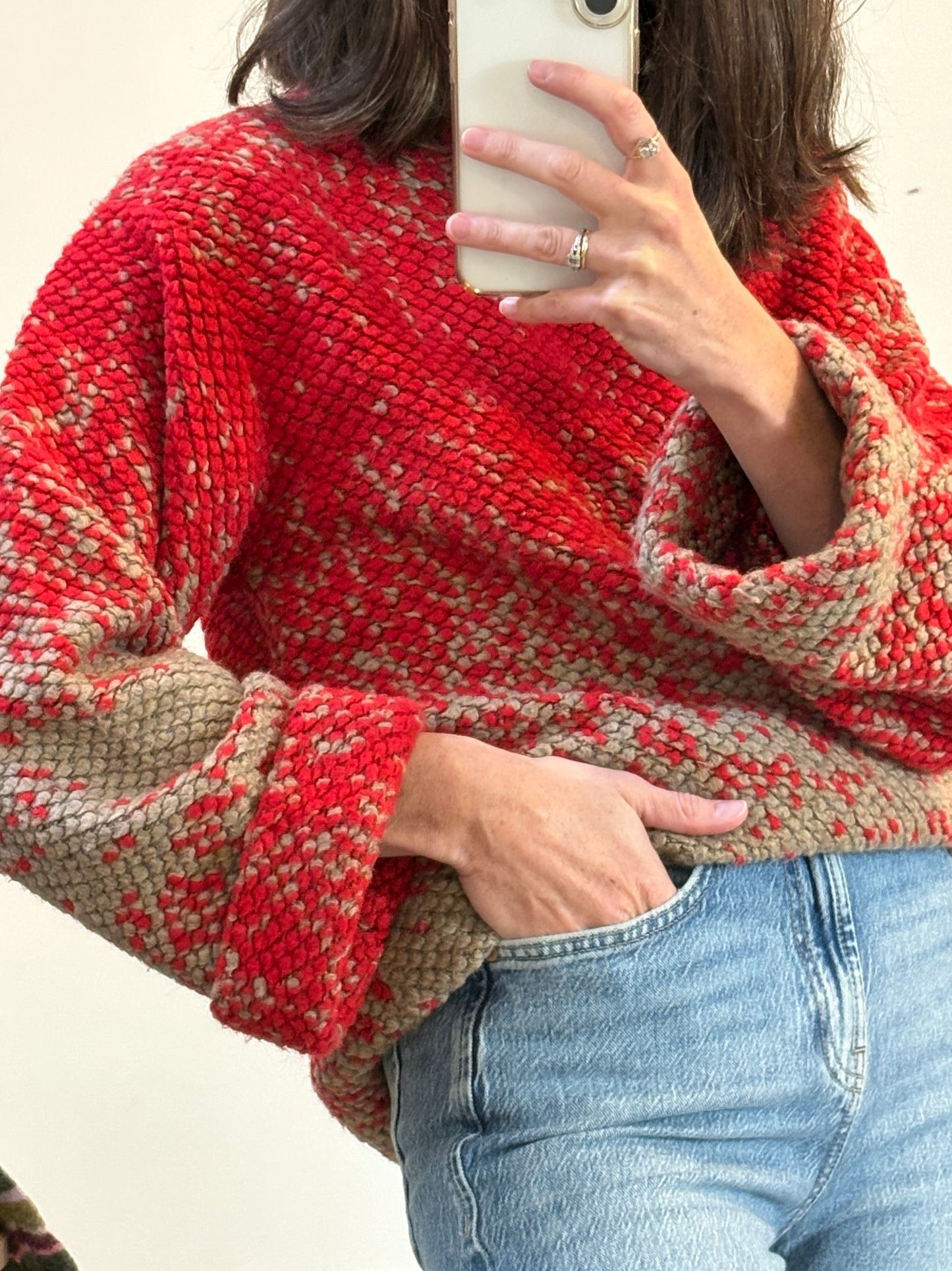 PAUL&amp;JOE. Two-tone Ts sweater