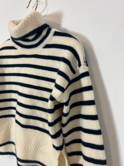 ABEL&LULA. Jersey rayas cuello alto  T.5 años