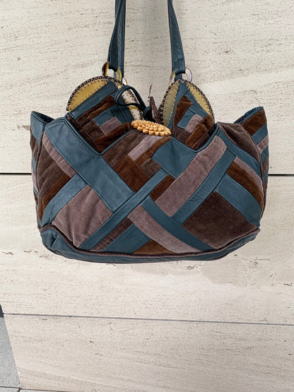 JAMIN PUECH. Bolso de hombro texturas