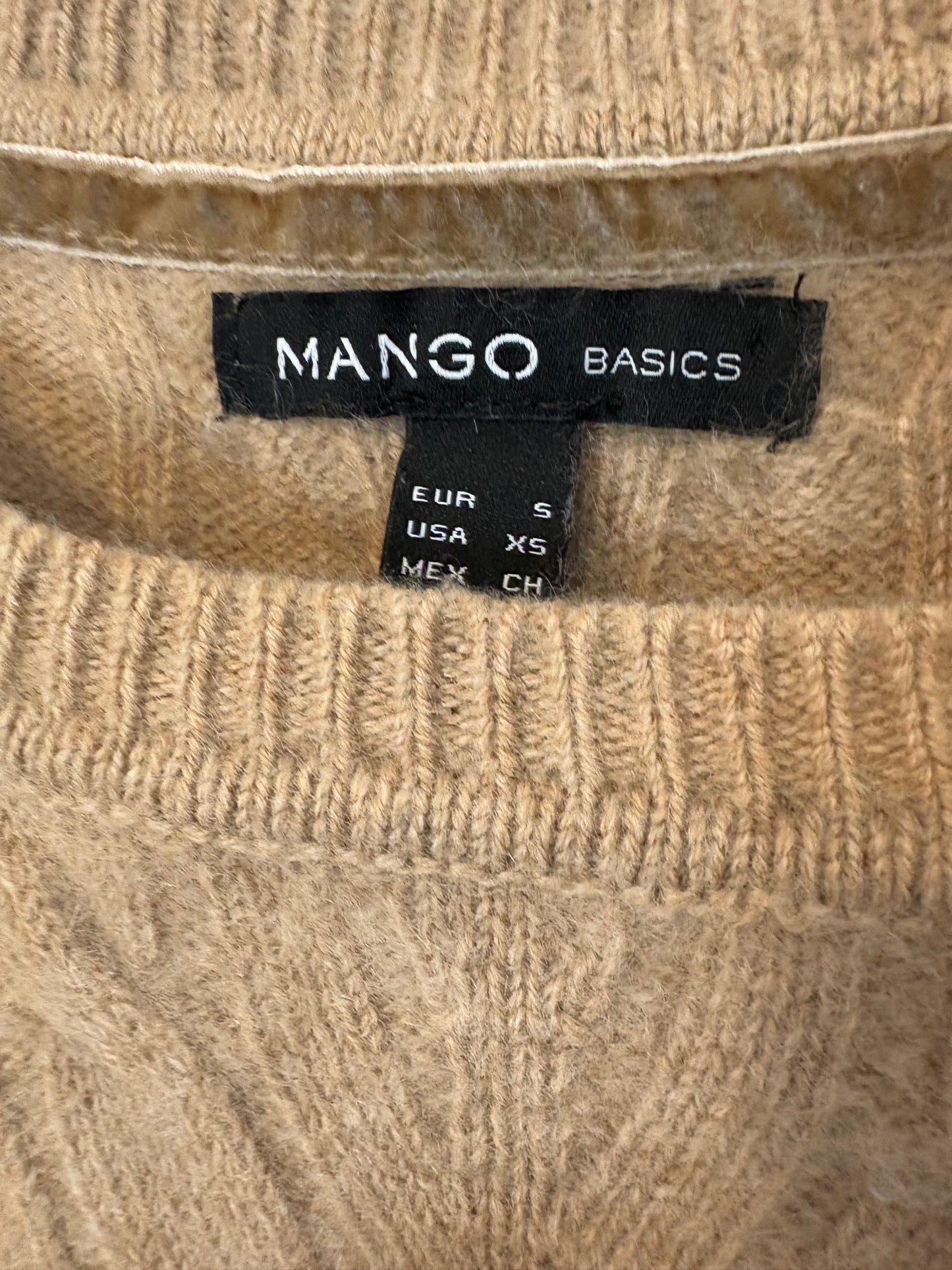 MANGO. Jersey cashmere ochos