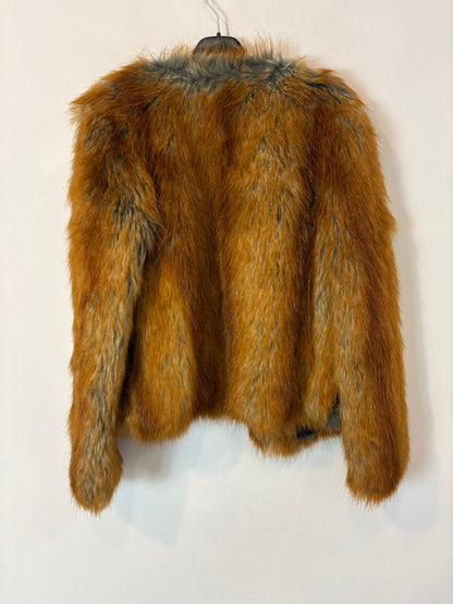 ASOS. Chaqueta pelo tonos marrones