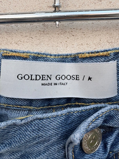 GOLDEN GOOSE. Denim recto abotonado