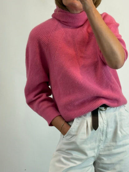 MANGO. Jersey cuello vuelto cashemre
