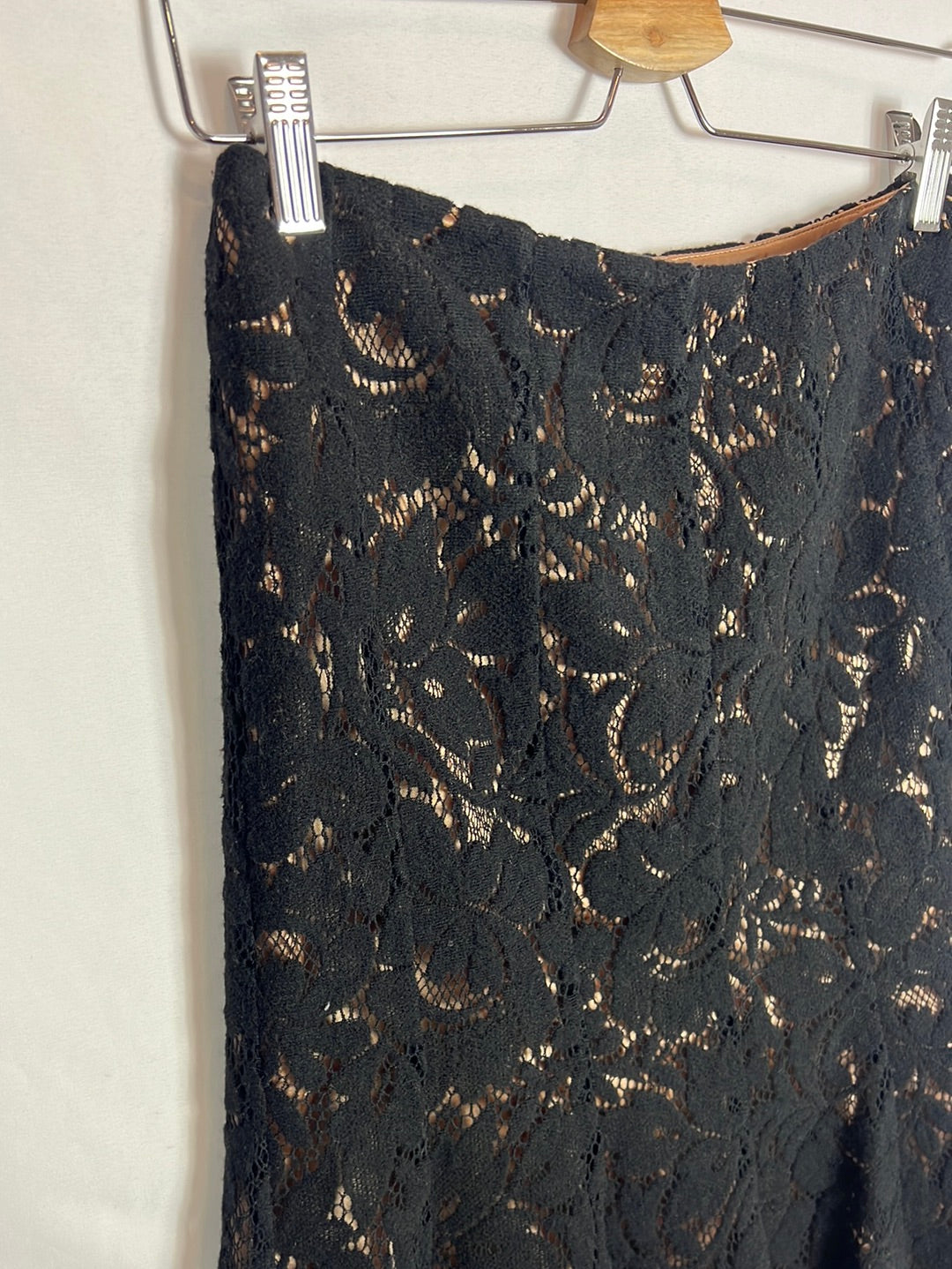 GEORGES RECH. Die-cut midi skirt. T 38