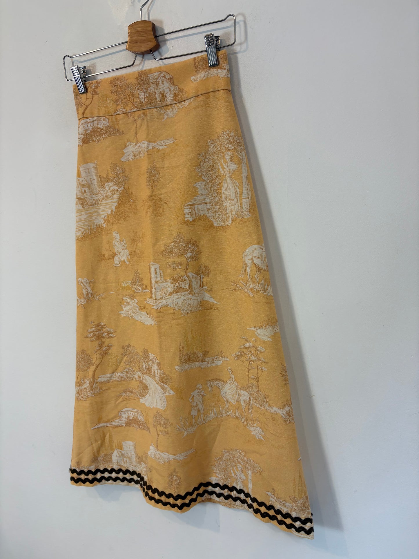 Falda midi estampada