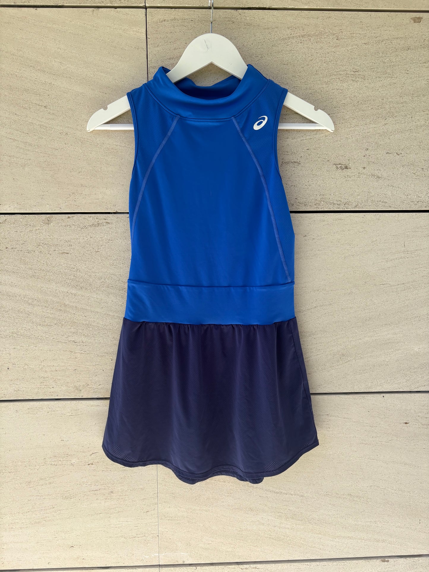 ASICS. Vestido tenis azul. T S