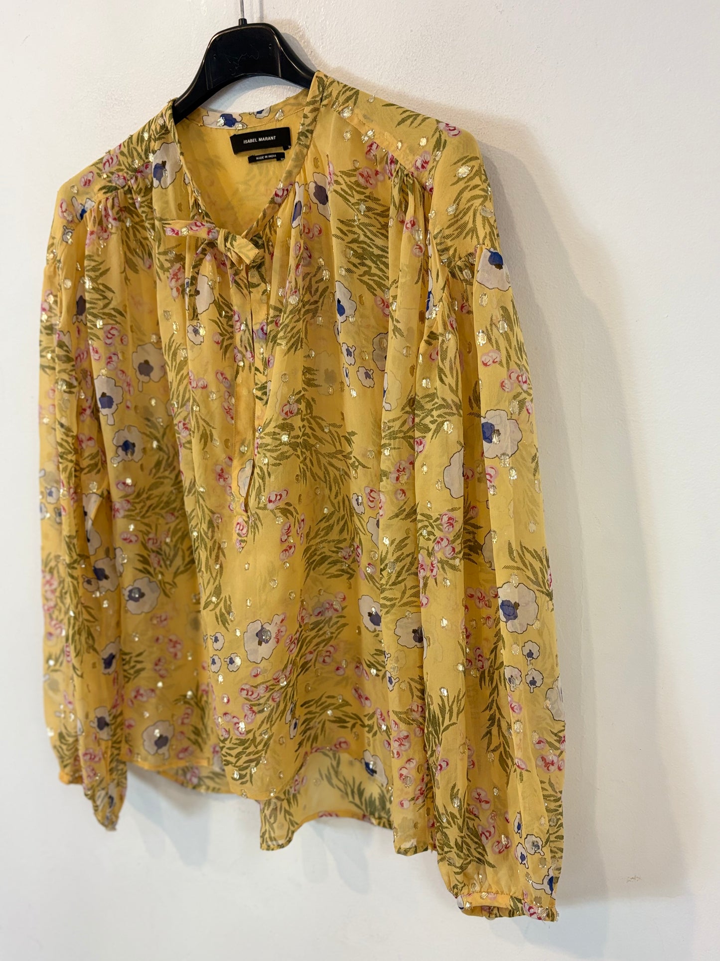 ISABEL MARANT. Blusa seda estampada