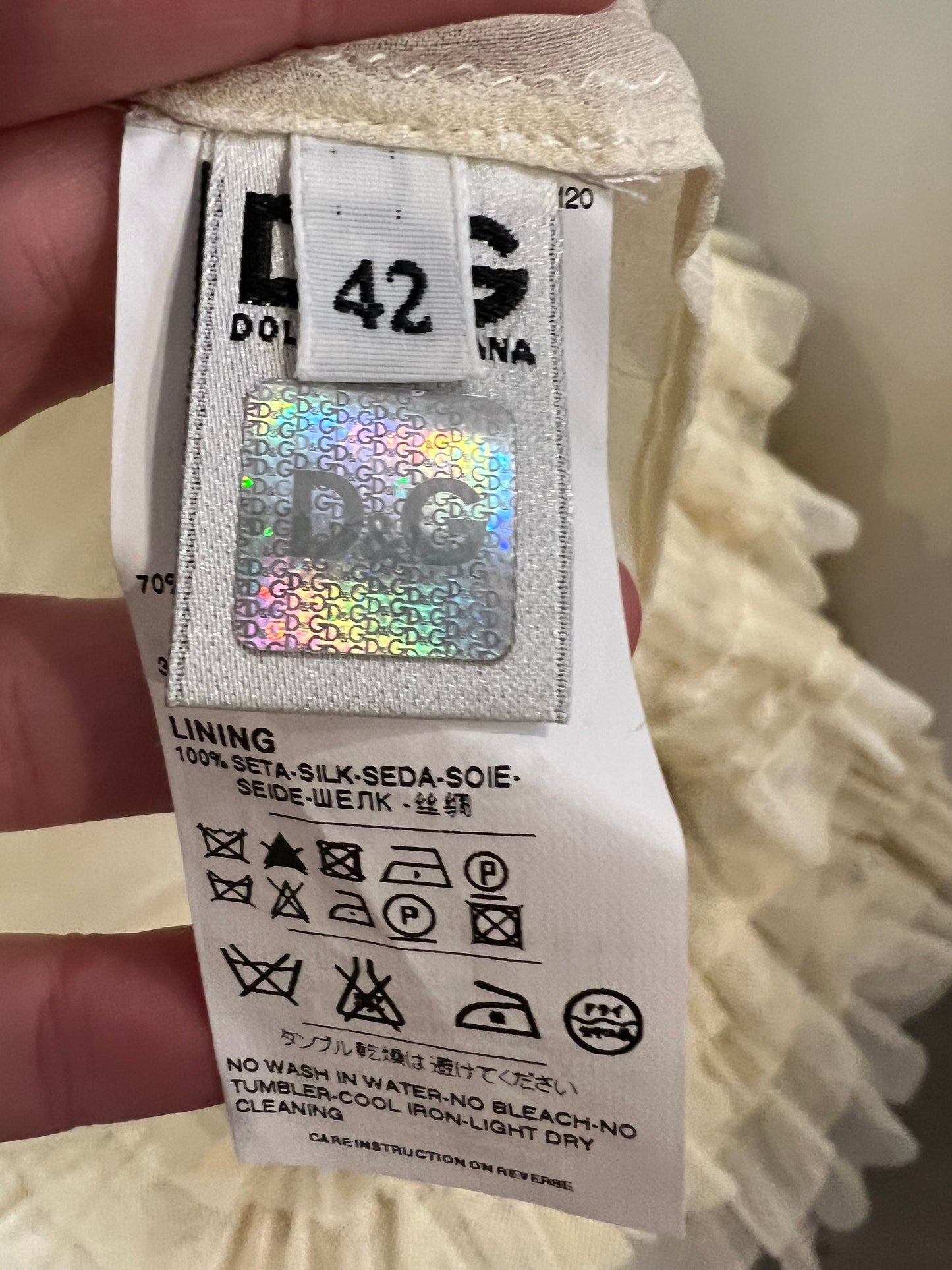 DOLCE&GABBANA. Falda corta tul