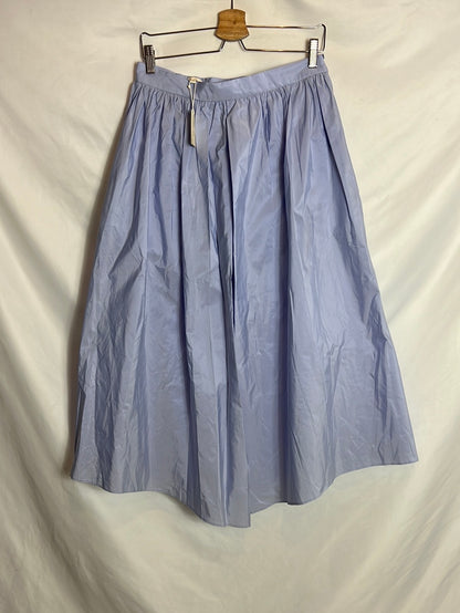 MAJE. Falda midi apertura. T 38