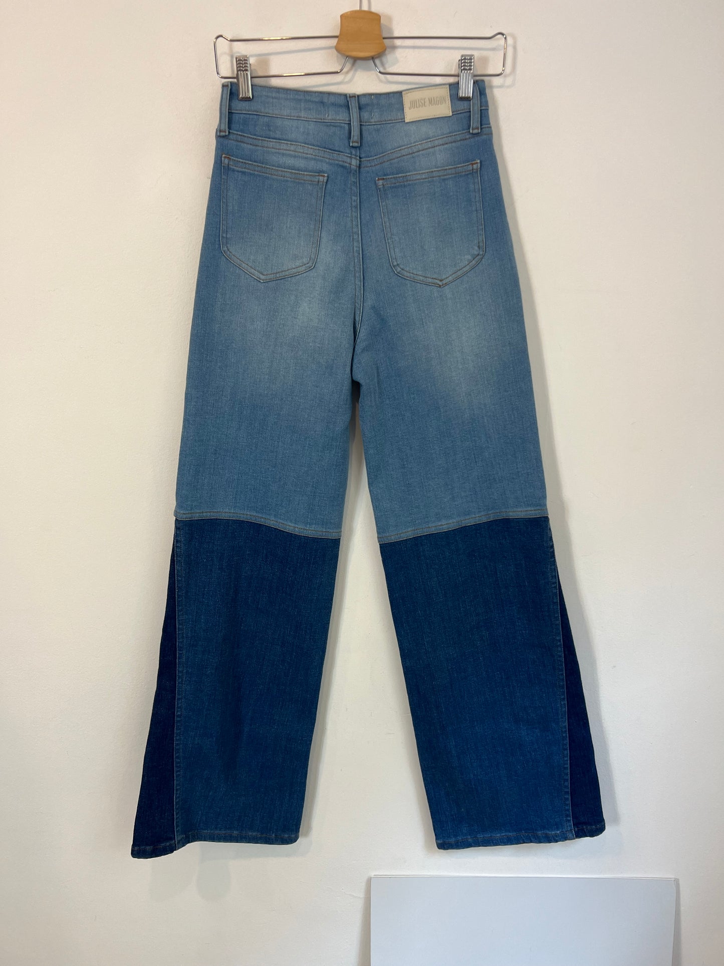 JULISE MAGON. Pantalón denim bicolor T.M