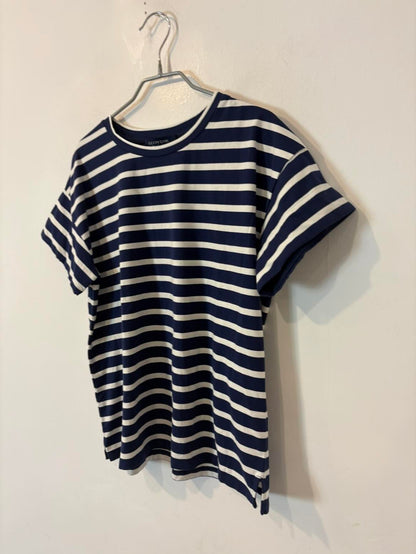 LLOYD´S. Camiseta azul rayas algodón