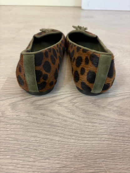 MISLITA. Slippers piel animal print