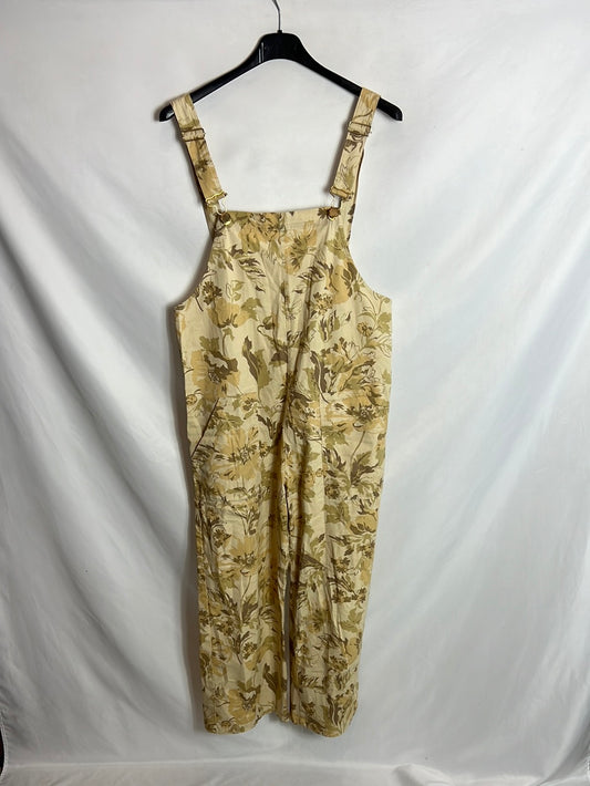 ZARA.Peto beige flores T.s