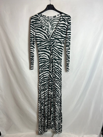 TOMTOM. Vestido largo estampado. T S