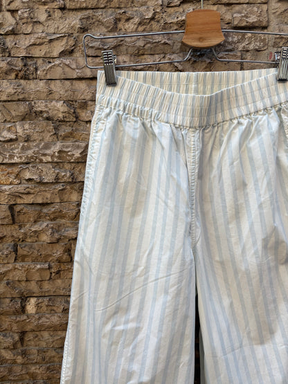AMERICAN VINTAGE. Pantalón algodón rayas azul claro