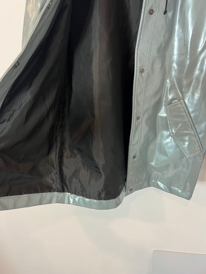 TOPSHOP. Grey waterproof raincoat, size 38