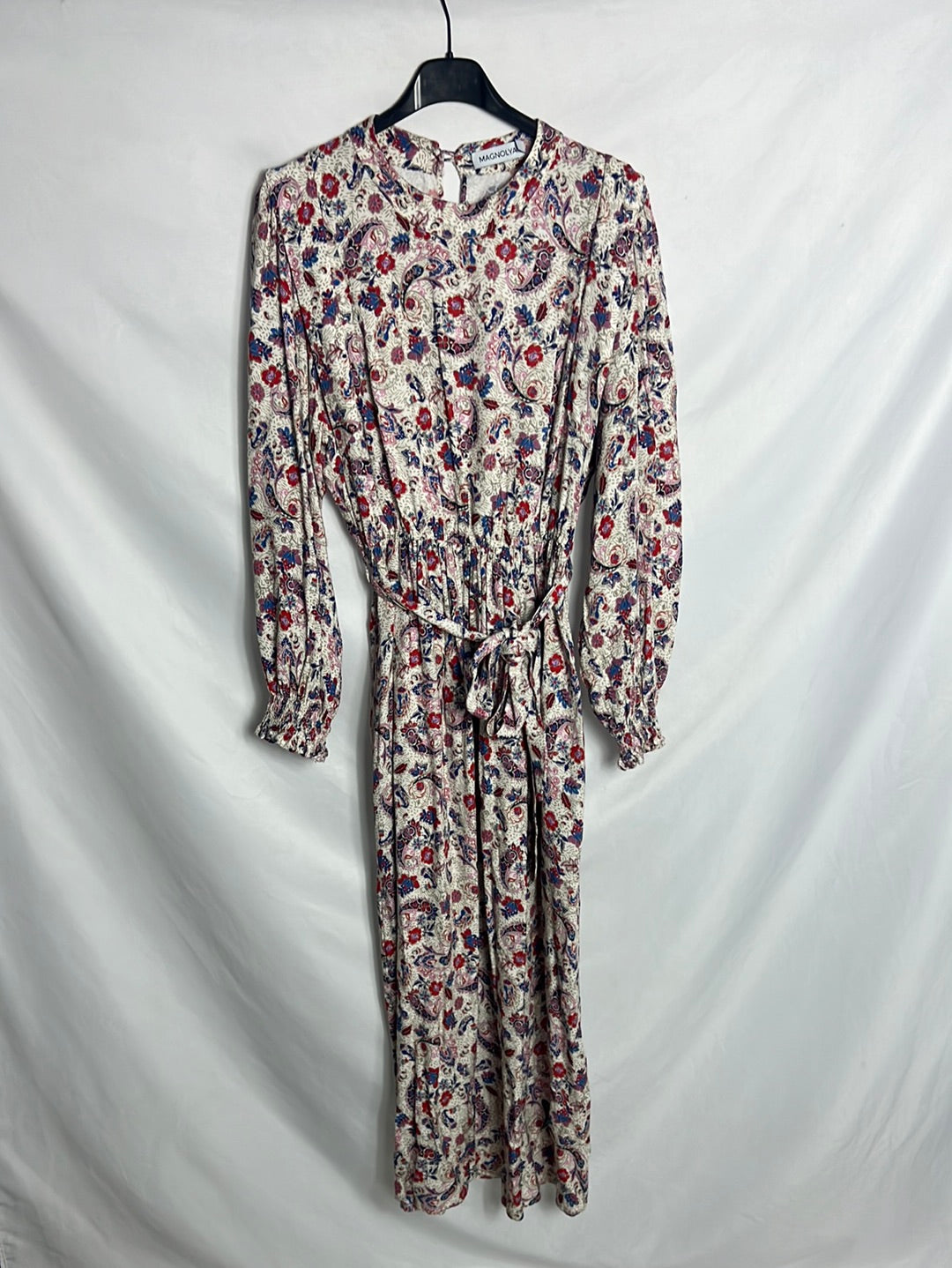 MAGNOLYA. Vestido midi estampado. T 0( S)