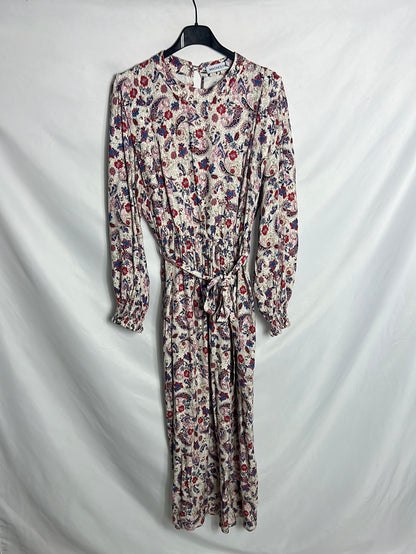 MAGNOLYA. Vestido midi estampado. T 0( S)