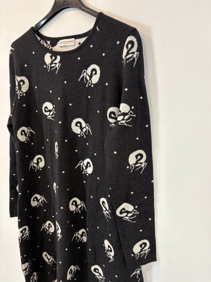 CARMELA CARAMELA. Vestido merino  dibujos