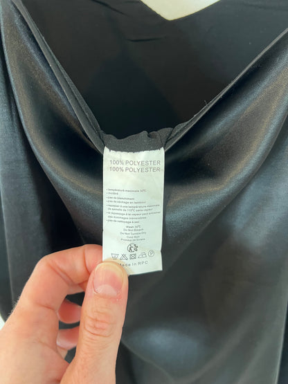 LOAVIES. Vestido negro lencero T.s