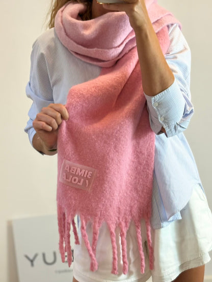 BIMBA Y LOLA. bufanda rosa