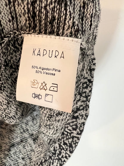 KAPURA. Top asimétrico punto jaspeado. T M