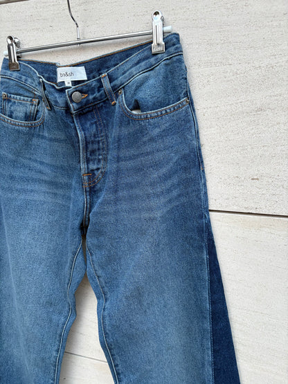 BA&SH. Denim bicolor flare