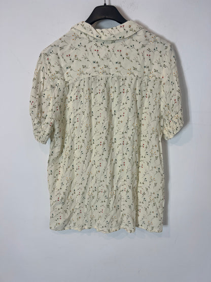 INDI &amp; COLD. Flowing floral blouse. T.S.