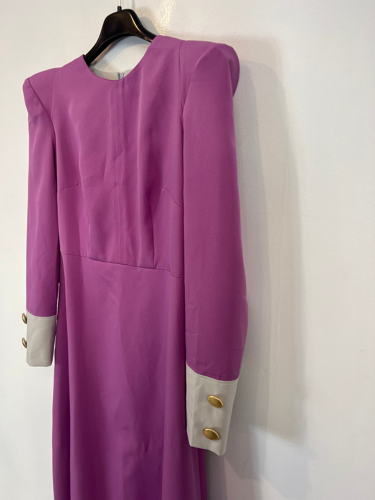 Cayetana by Conde. Two-tone long dress Ts