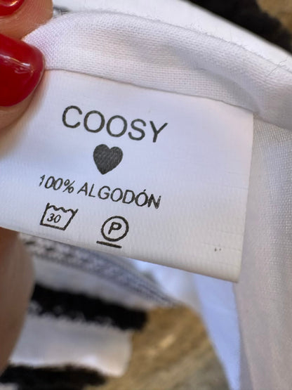 COOSY. Chaqueta bordada algodón