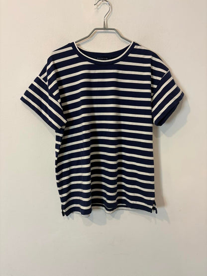 LLOYD´S. Camiseta azul rayas algodón