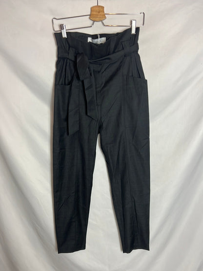 IRO. Dark gray high-waisted pants. Size 34