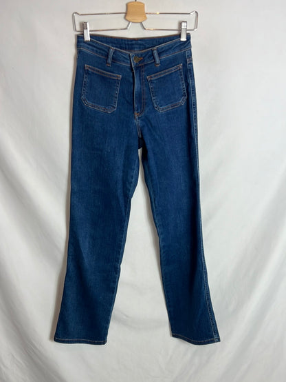 LLOYD’S. Denim estilo retro elastico. T 36