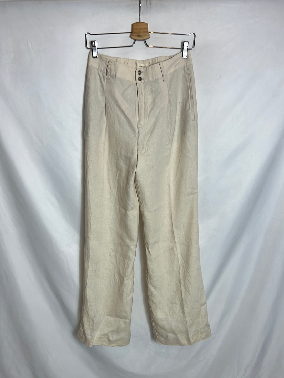 THAT OR THAT. Flowing linen trousers size 36