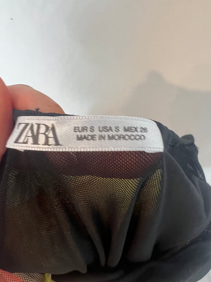 ZARA. Long mesh dress Ts