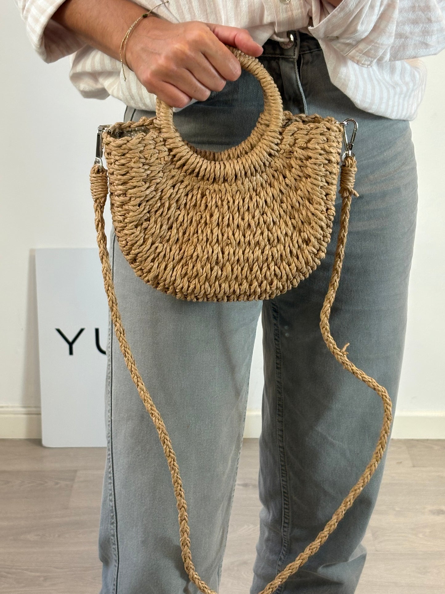 OTROS. Bolso mini doble asa semi rígido