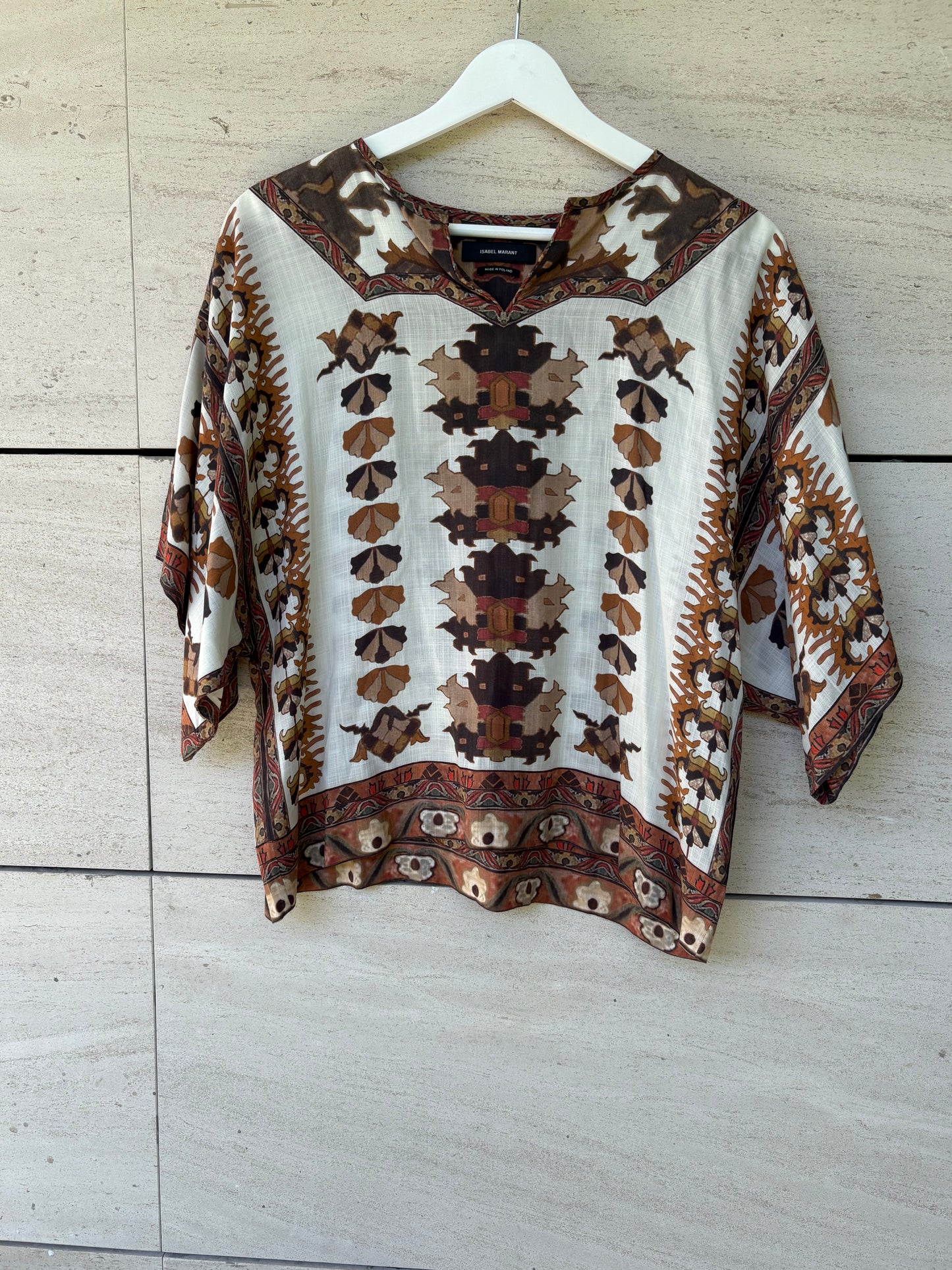 ISABEL MARANT. Blusa modal estampado