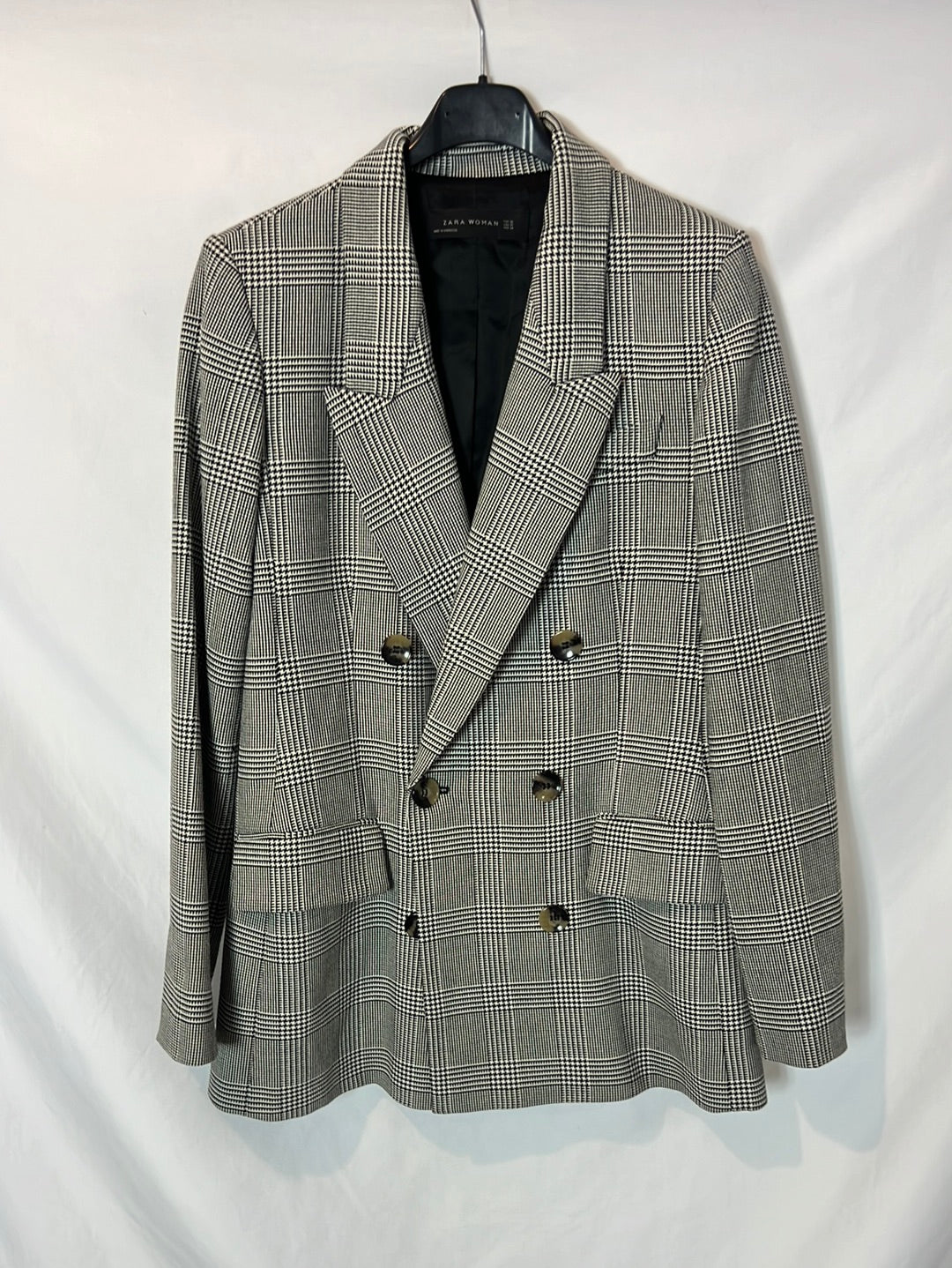ZARA. Blazer pata de gallo. T XS