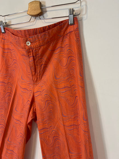 NÍCOLI. Pantalón ligero estampado retro. T 40