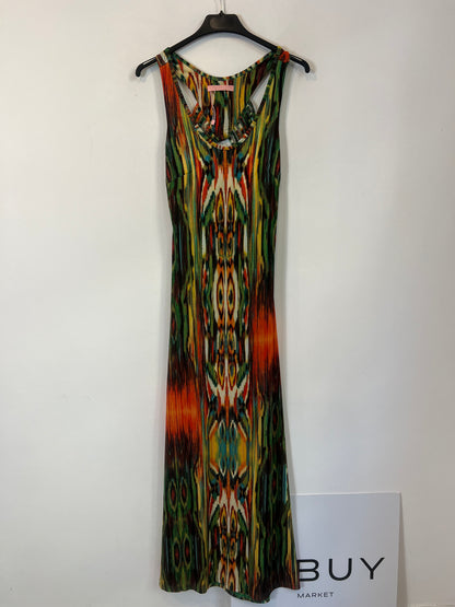 ELISSA. Vestido largo rayas colores T.s