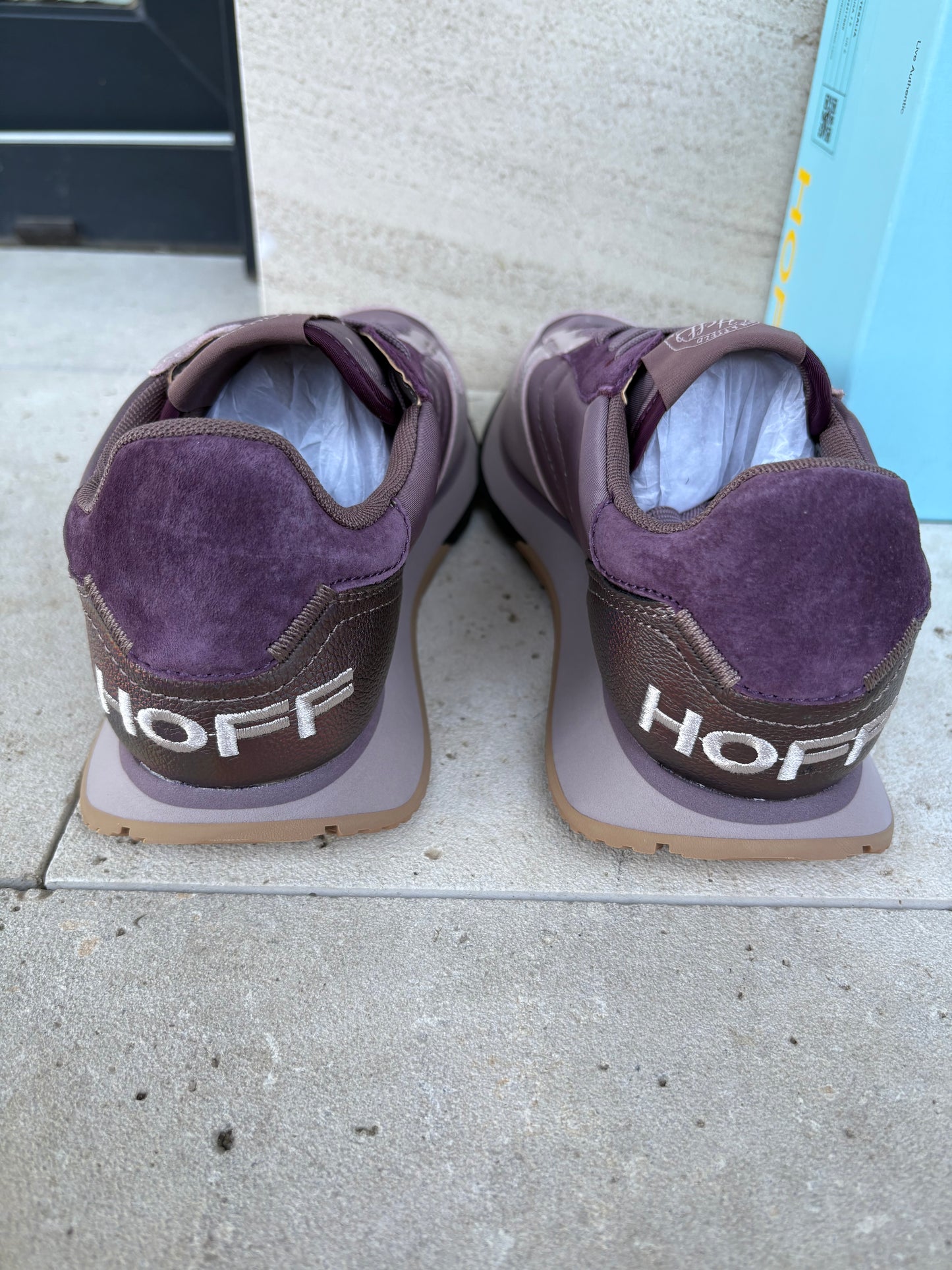 HOFF. Zapatillas texturas tonos malva. T 38