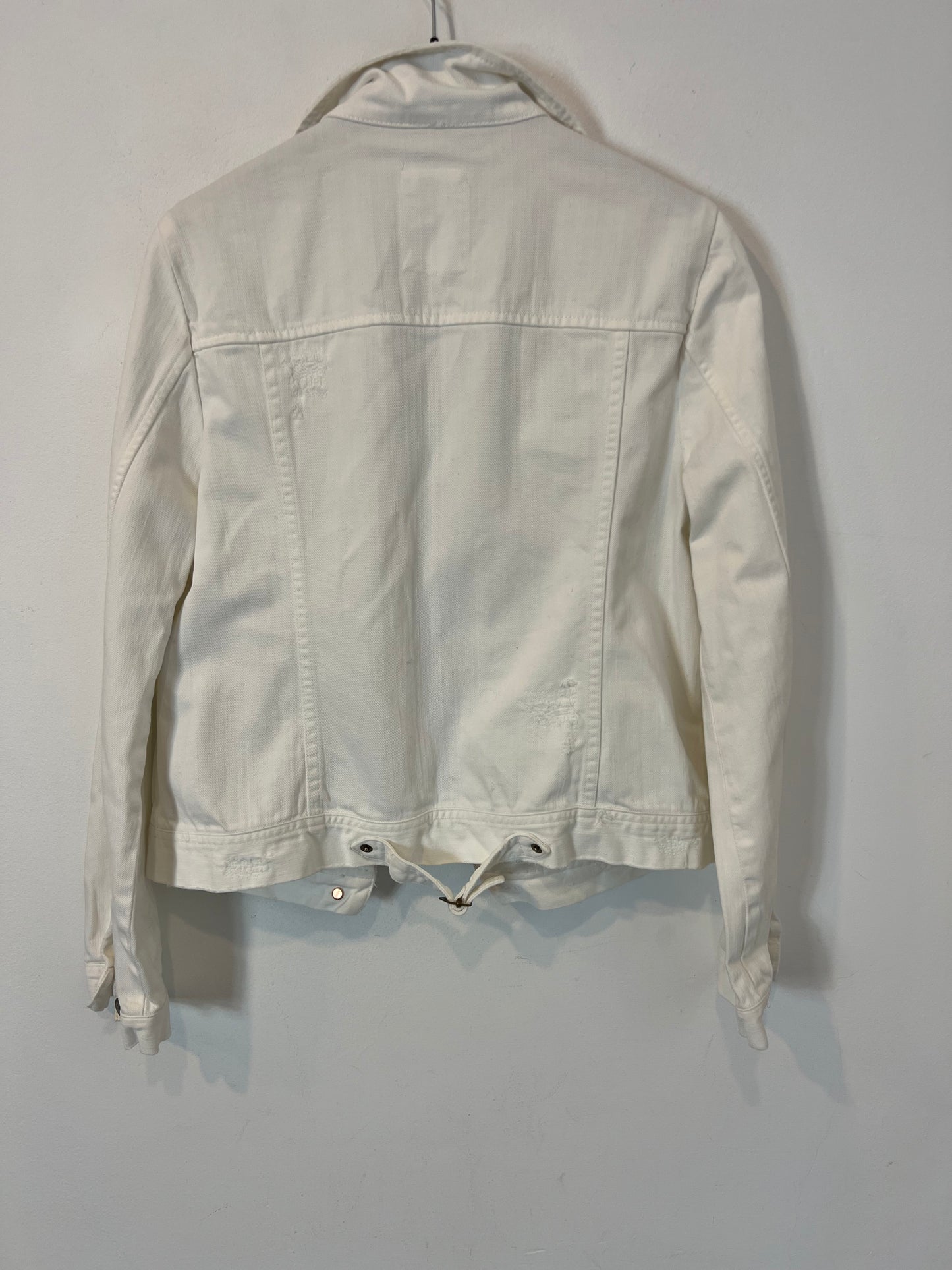 J CREW. Cazadora denim blanca. T S