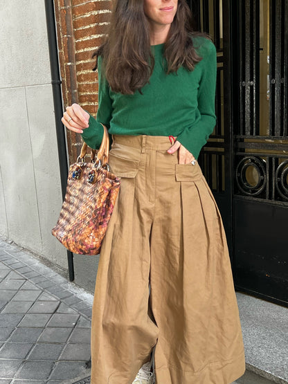 FROM FUTURE. Jersey cashmere verde