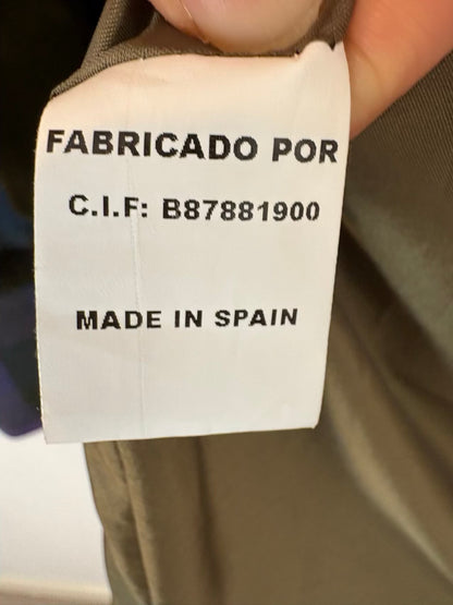 BYAN. Blazer lana cuadros y terciopelo